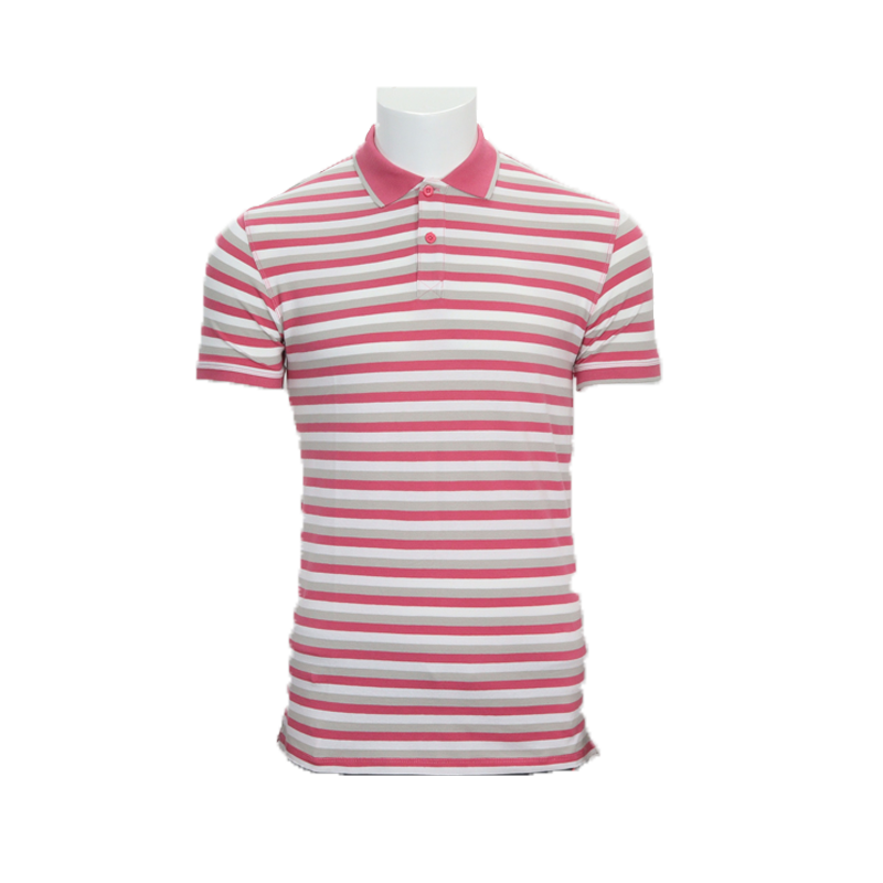 Stylish Auto Stripe Short Sleeve Polo T-Shirt For Man(23)